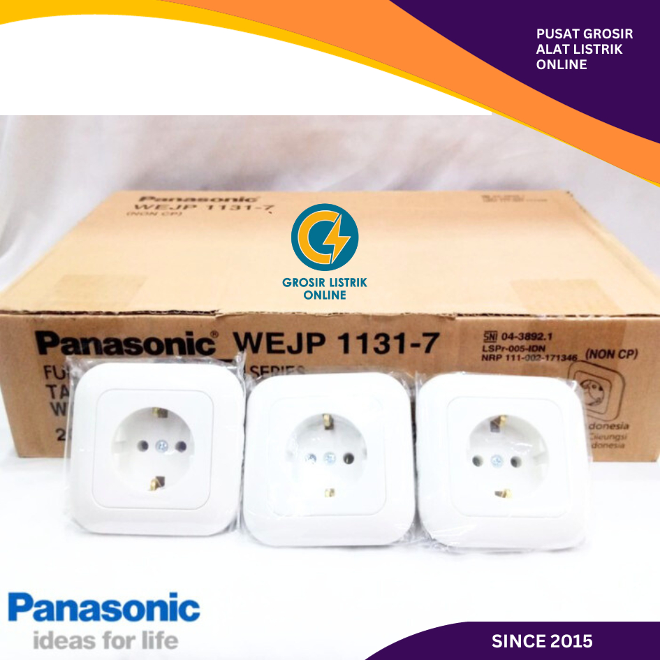 STOP KONTAK NON CP WEJP 1131 7 WEJP 1131-7 PANASONIC INBOW ORIGINAL