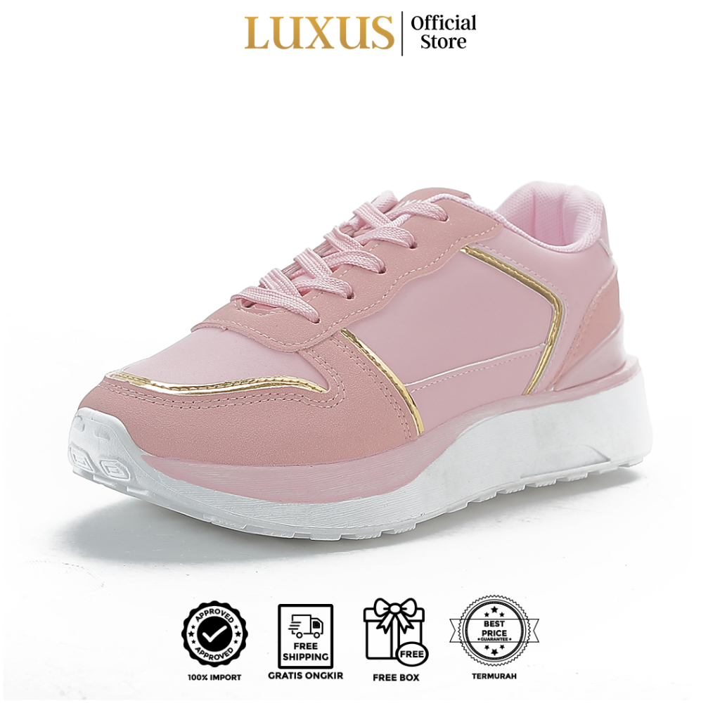 Luxus Giselle Sepatu Sneakers Wanita Korean Style Sport Shoes - Lxb106