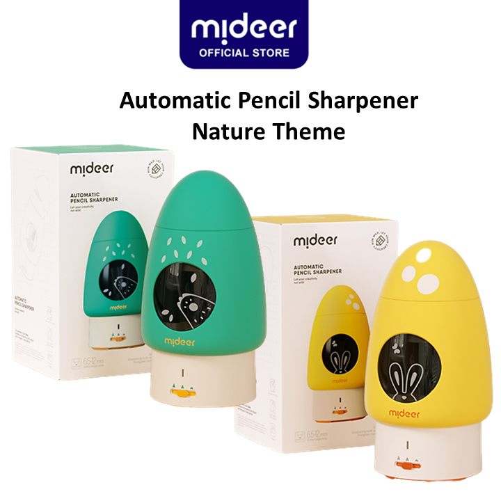 

Mideer Automatic Pencil Sharpener Nature Theme Mainan Edukasi Anak