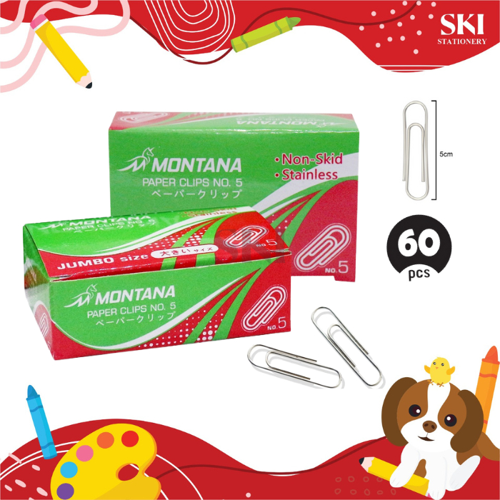 

Paper Clip / Klip / Trigonal Clip / Penjepit Kertas No 5 Montana