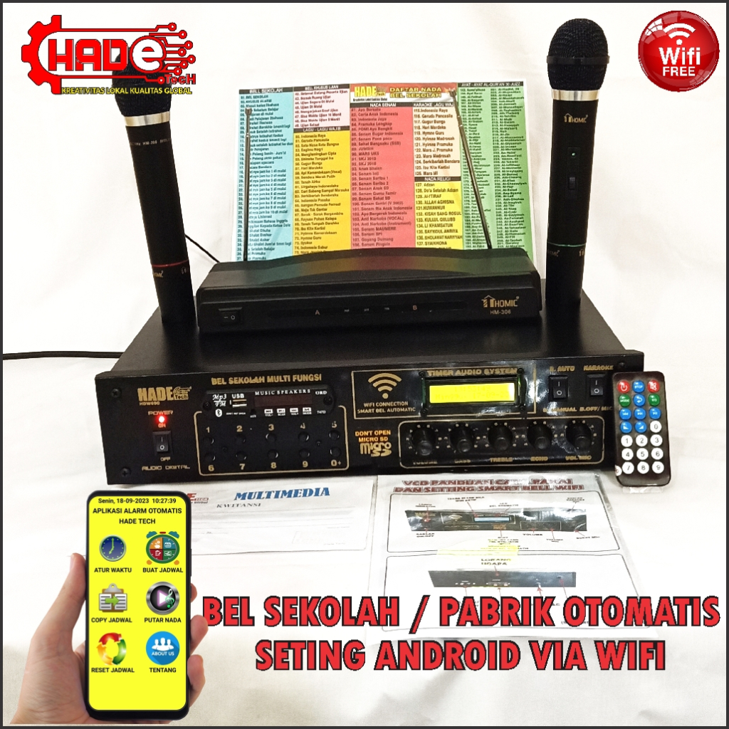 BEL SEKOLAH SETING HP ANDROID PLUS MIC WIRELES