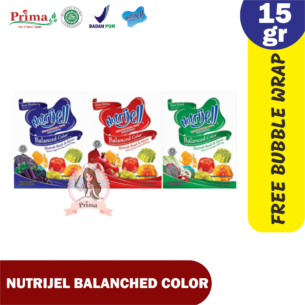 

Nutrijell balanced colour 15 gr