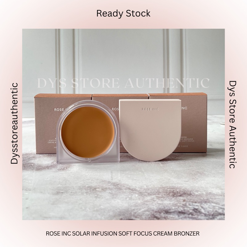 READY STOCK ROSE INC Solar Infusion Moisturizing Cream Bronzer