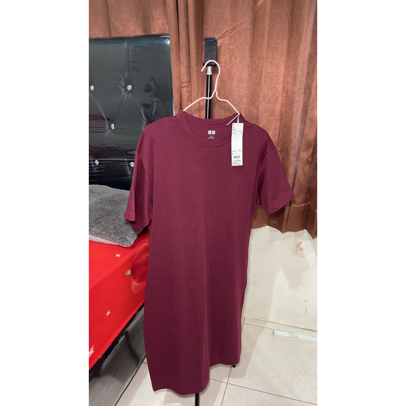 New dress uniqlo wine size S