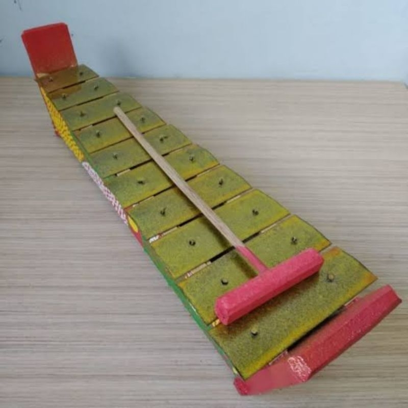 mainan gamelan saron anak/Mainan Anak Edukasi Alat Musik Tradisional Ukuran Besar