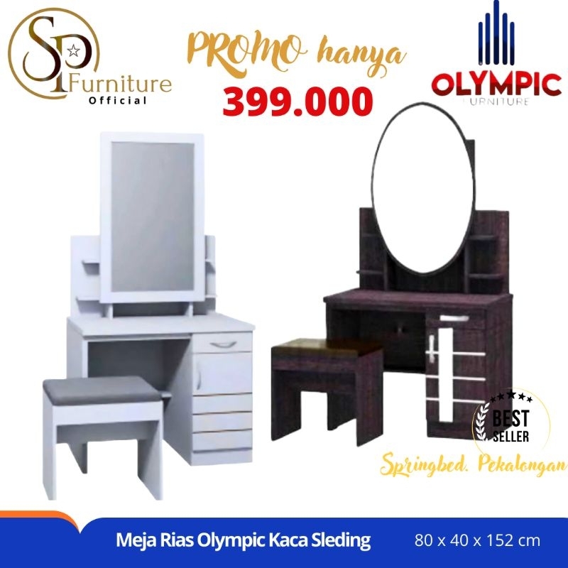 Meja Rias Sliding Putih Termurah Terlaris Cirebon Bandung Pemalang Pekalongan