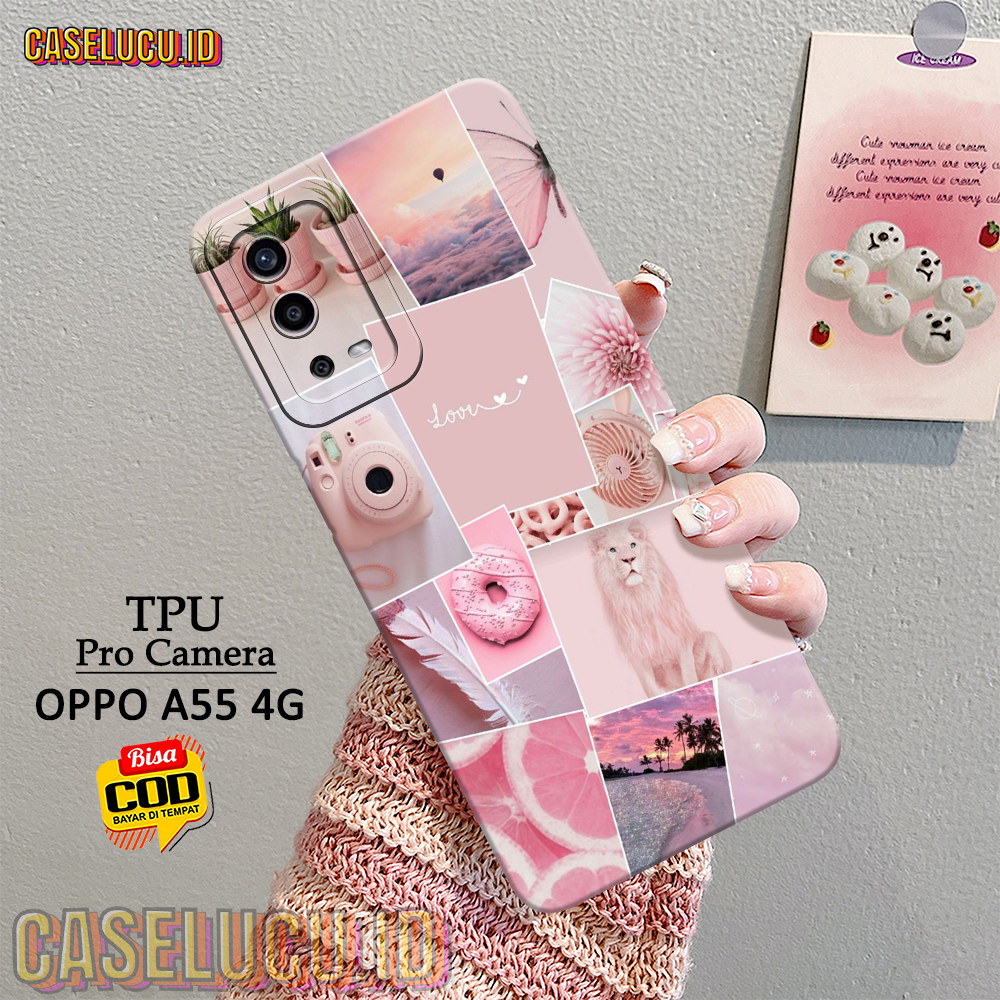 Casing Hp Oppo A55 4G Terbaru - Fashion Case Aesthetic - Case Oppo A55 4G - Soft Case Hp Oppo A55 4G