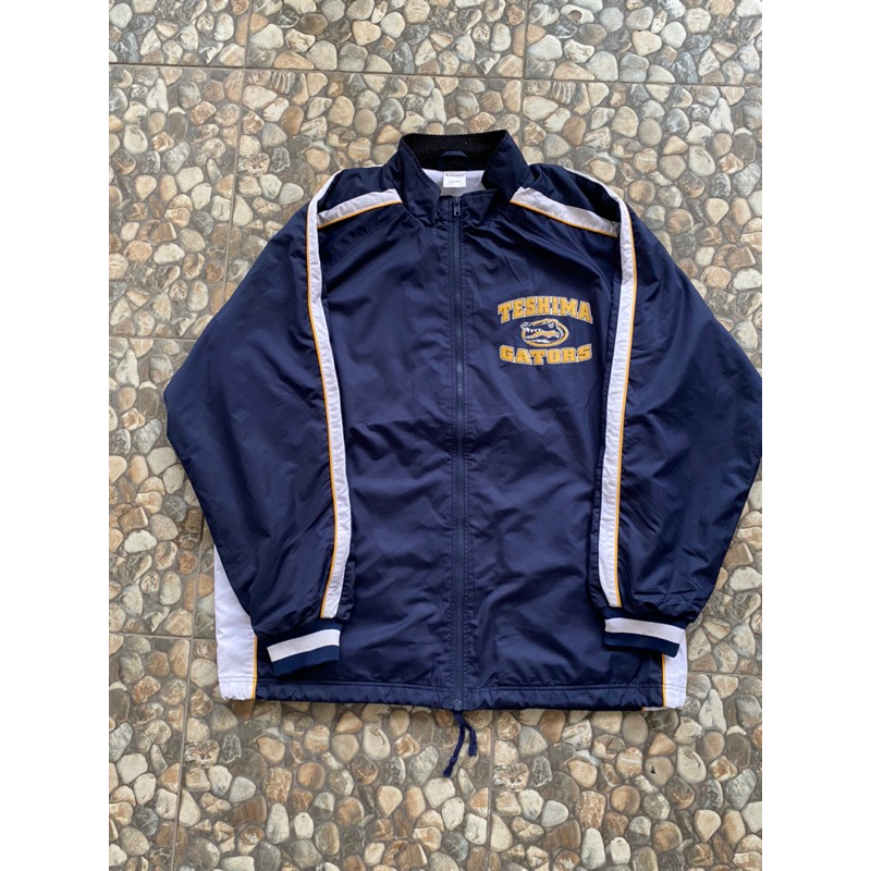 windbreaker jacket vintage colorblock teshima basketball converse