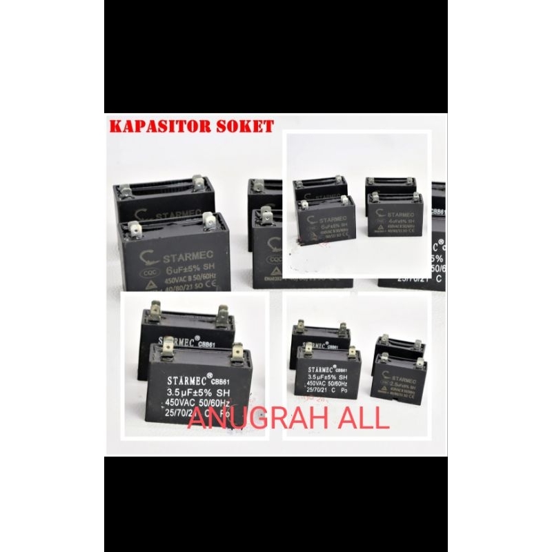 KAPASITOR KIPAS AC ,2,5 uf