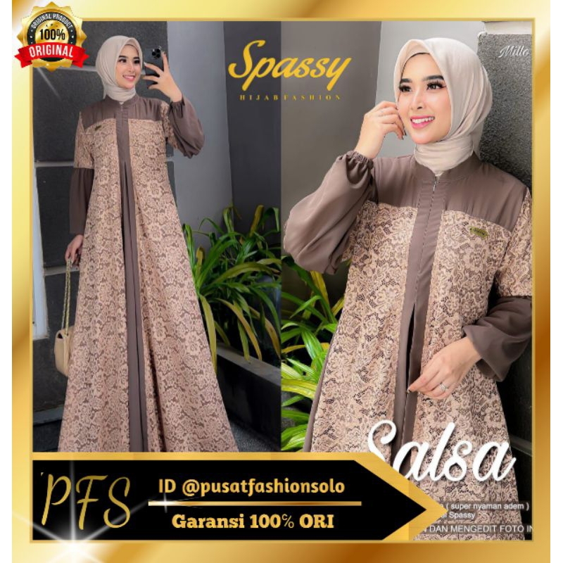 MELVIN - SALSA MAXY Original Product By SPASSY✔ | Ceruty Babydoll Mix Brukat | ORI Berlabel SPASSY✔ 