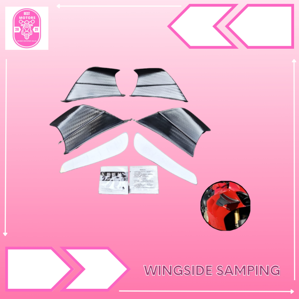 WINGLET SAMPING UNIVERSAL | WINGSIDE WINGLET AERO DINAMIS | WINGLET AEROFIN AEROFAIRING | WINGSIDE R