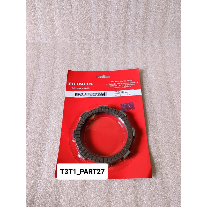 kampas kopling/plat kopling  (K15) HONDA CBR 15R / CB 150R ( isi 5 pcs)