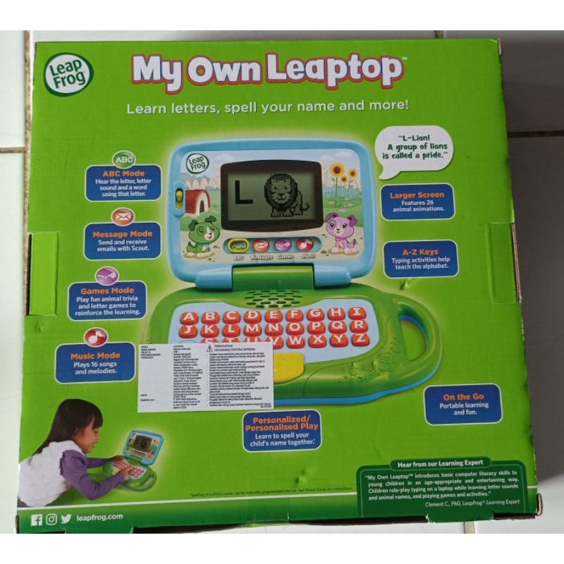 My own Leaptop leap frog