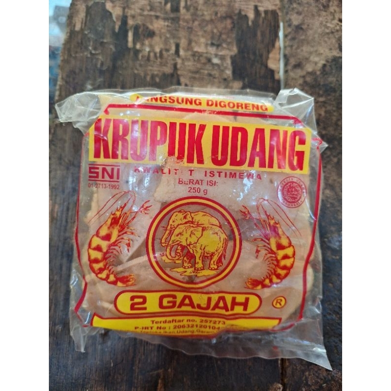 

Kerupuk Udang cap Dua Gajah