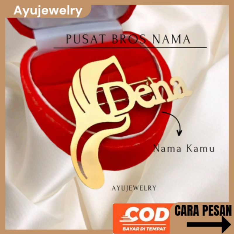 Bros Hijab Bros Musmilah Custom Nama Titanium Premium