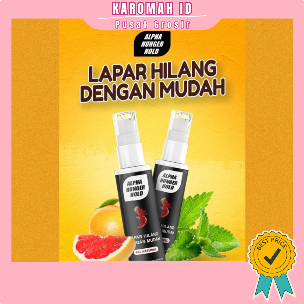 

Alpha Hunger Cancel Lapar Spray Hold Penahan Lapar Ampuh
