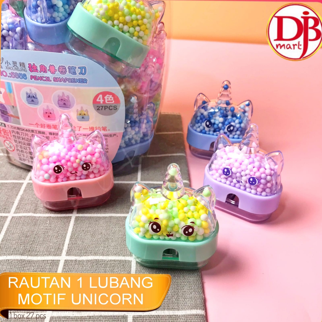 

DJB - RAUTAN PENSIL 1 LUBANG MOTIF UNICORN BALLS / PENCIL SHARPENER / OROTAN
