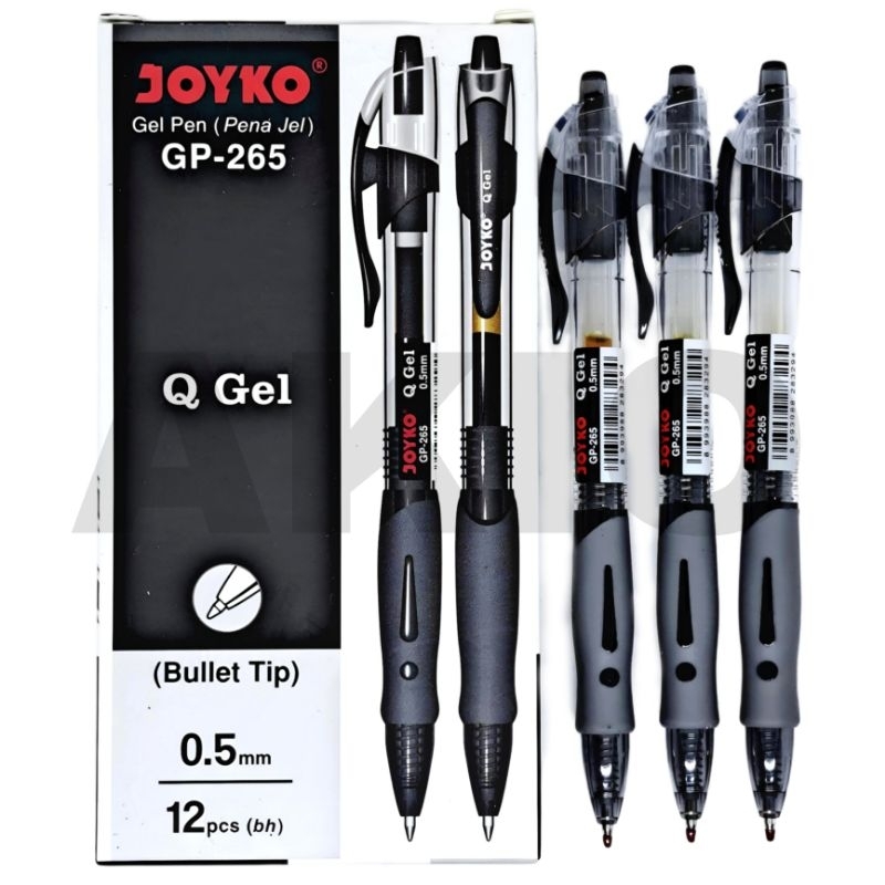 

Bolpoin Mekanik Gel Cetekan JOYKO 0.5 mm GP-265 Hitam Berkualitas Pulpen Ballpoint Bolpen Pena