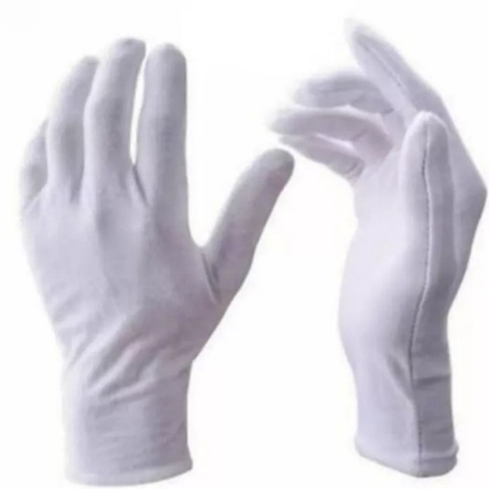 SARUNG TANGAN PUTIH PASKIBRA / SARUNG TANGAN PENGANTIN PRIA DAN WANITA