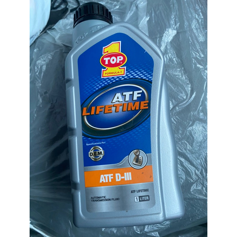 Oli TRANSMISI Matic TOP 1 ONE ATF LIFETIME Power Steering Fluid MOBIL 1 Liter