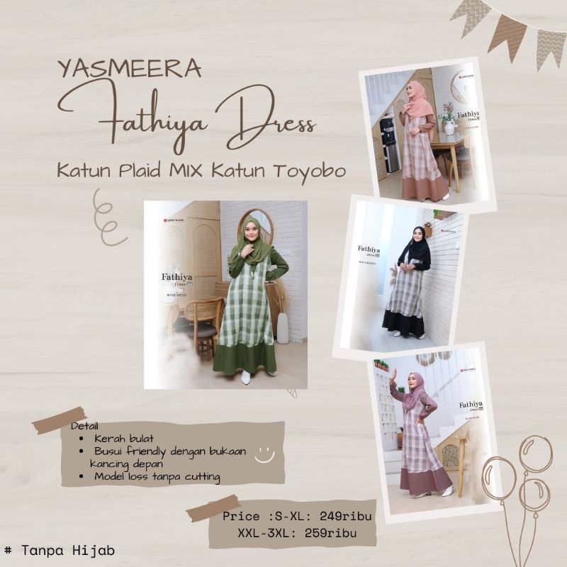 GAMIS YASMEERA FATHIYA DRESS ORI