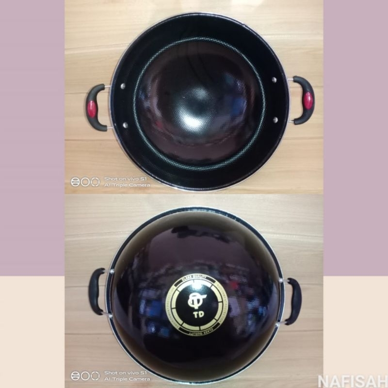 wajan penggorengan enamel