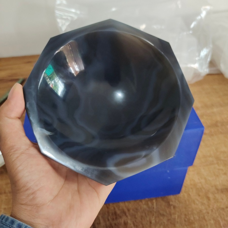 Agate Pestle Diameter 80 mm & Mortar