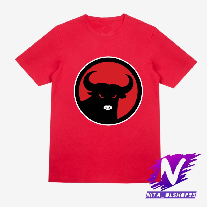 baju anak kaos anak banteng merah PDI
