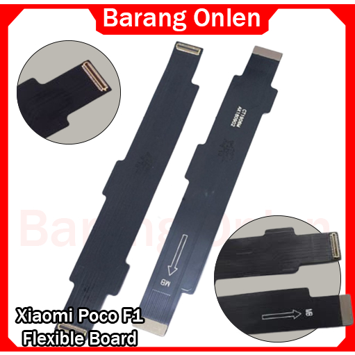 Xiaomi Poco F1 Flexible Tengah Main Board Cas Konektor