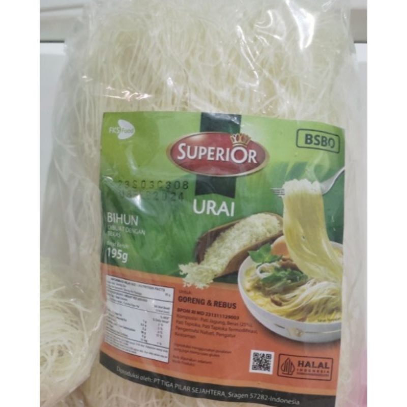 

bihun beras SUPERIOR 195gr