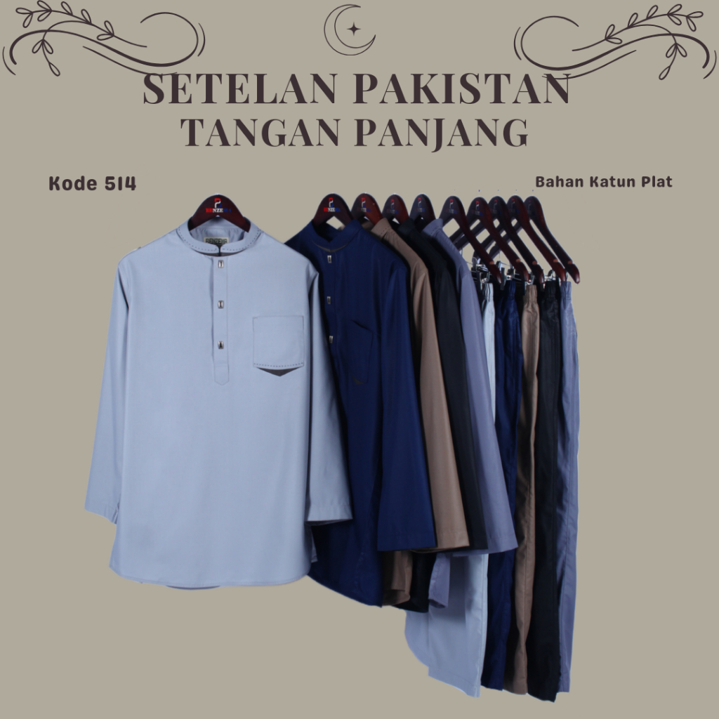 518 Setelan Koko Pakistan Benzema / Koko Pakistan Kurta / Set Kurta Benzema / One Set Pakistan / Baj