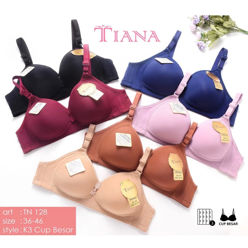 TIANA | BRA Cup Besar Kait 3 / BH Jumbo / art TN 128