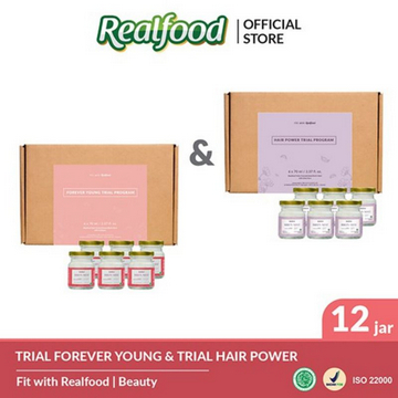 

Realfood Trial Bundle Forever Young & Hair Power