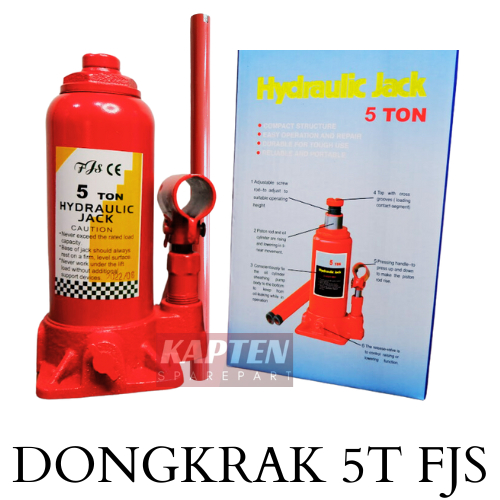 DONGKRAK 5 TON/ DONGKRAK BOTOL 5 TON/ DONGKRAK HYDRAULIC JACK 5 TON