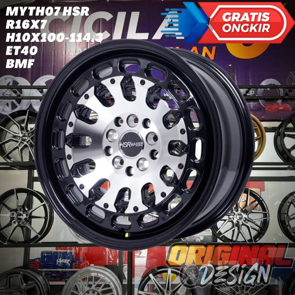 Velg Mobil Ring 16 HSR MYTH07 R16 Untuk XPANDER KUDA OUTLANDER CORTEZ