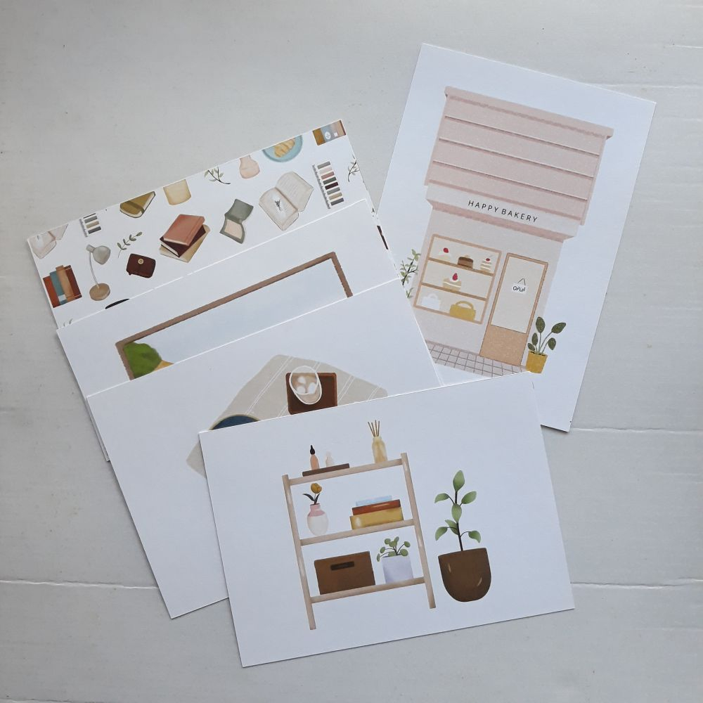 

EARS Illustration Postcard / Kartu Pos