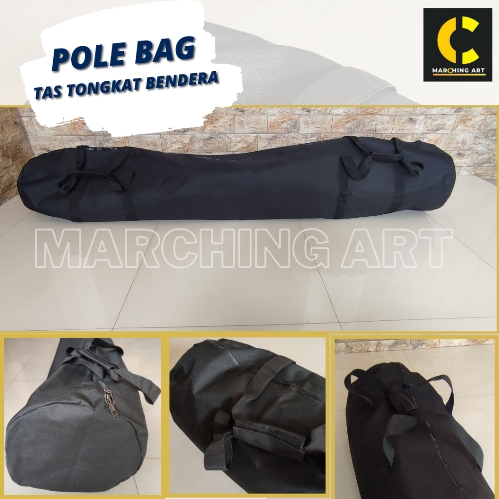 Tas Tongkat Pole Bendera Rifle Sabre Color Guard Marching Band Drumband
