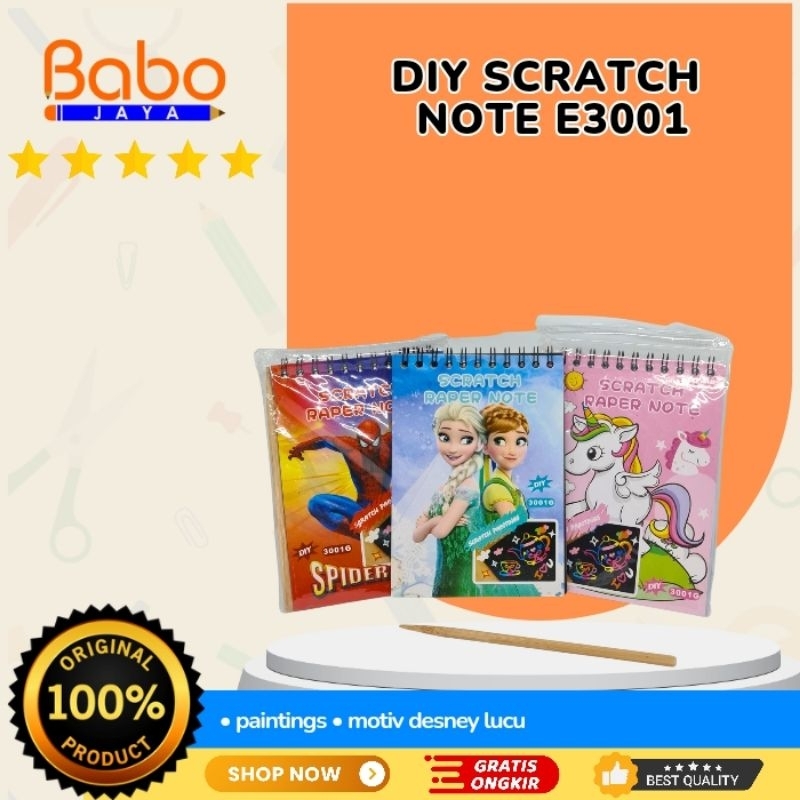 

BABO JAYA diy scratch note