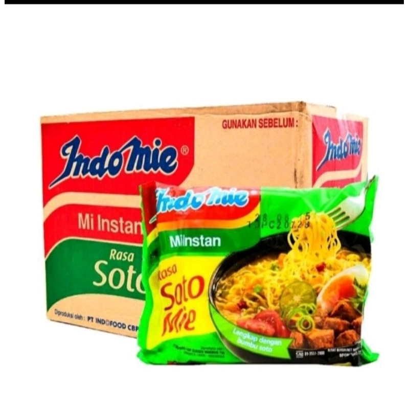

Indomie Soto isi 40bks - 1 karton