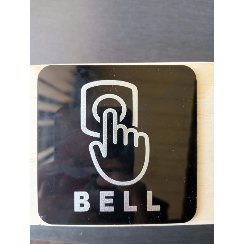 

Sign Tanda BELL Akrilik bukan stiker