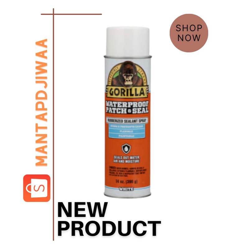 

Gorilla 141 Ml Lem Semprot Waterproof Patch & Seal - Putih