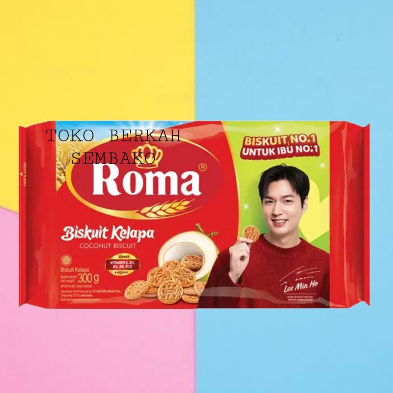 

Roma Biskuit Kelapa Coconut Biscuit 300gr -1 BUNGKUS