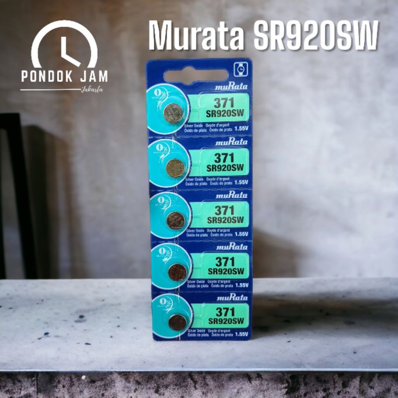 Baterai Murata SR920SW 371 Original Batrai Jam Tangan SR69 SR920 SR921 171 370 SG6 AG6 LR69 LR920 LR