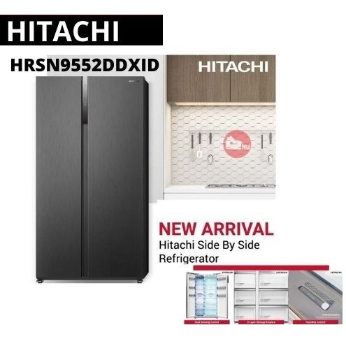 KULKAS HITACHI HRSN9552DXID SIDE BY SIDE 525 LITER HRSN 9552 DXID