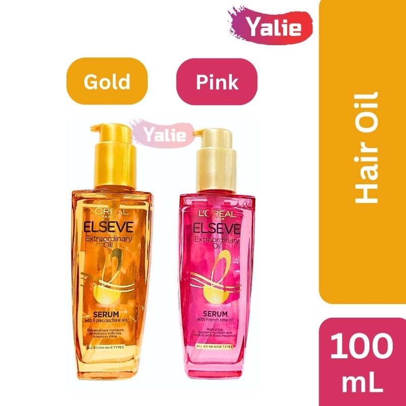 LOREAL Hair Oil 100ml Gold/Pink/Eclat Imperial/ Hair Serum Jasmine/French Rose/Lavender Extraordinar