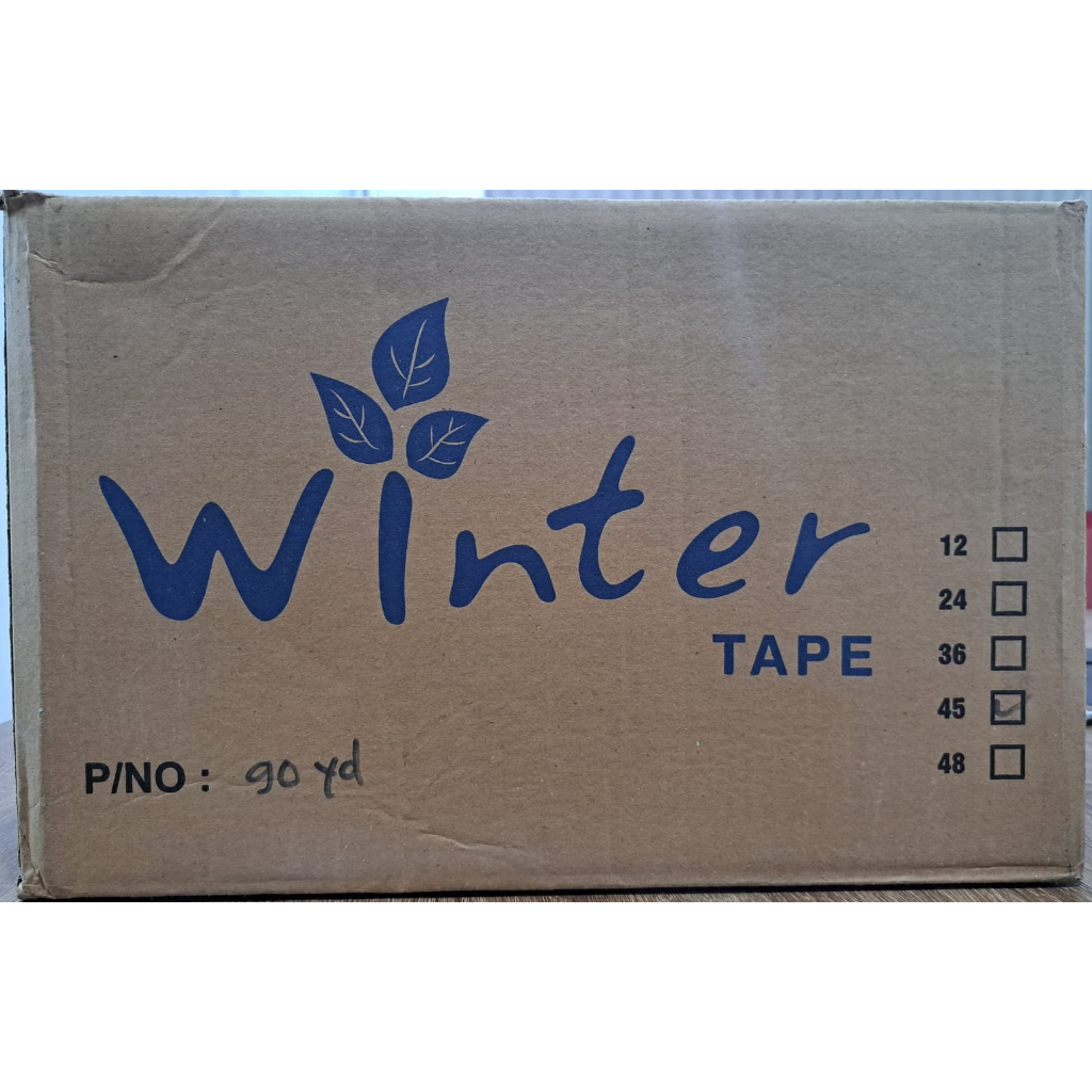 

LAKBAN /SELOTIP /SELASIBAN WINTER 45 MM x 90 YARD (KARTON / 72 PCS )
