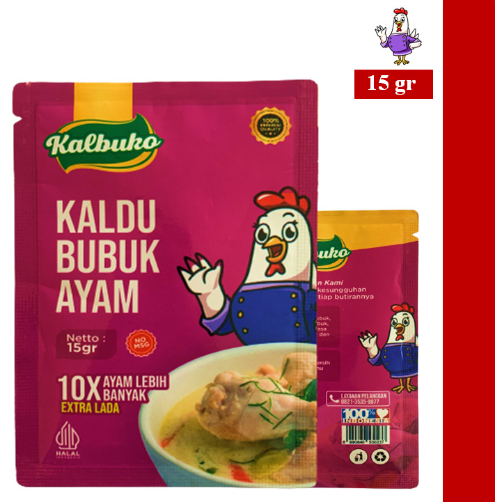 

Penyedap Rasa KALBUKO Rasa Ayam 15gr
