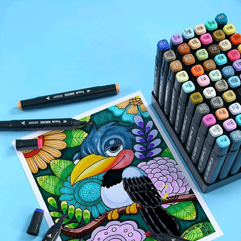 

Spidol Warna Dua Sisi Spidol Color Marker With Bag Spidol Warna Untuk Mewarnai