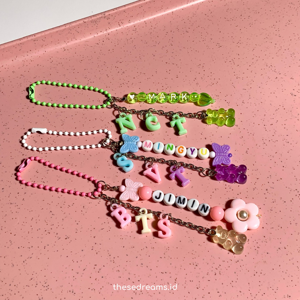 Kpop Group Keychain | Gantungan Kunci Kpop Custom Nama | Gantungan kunci BTS SVT NCT