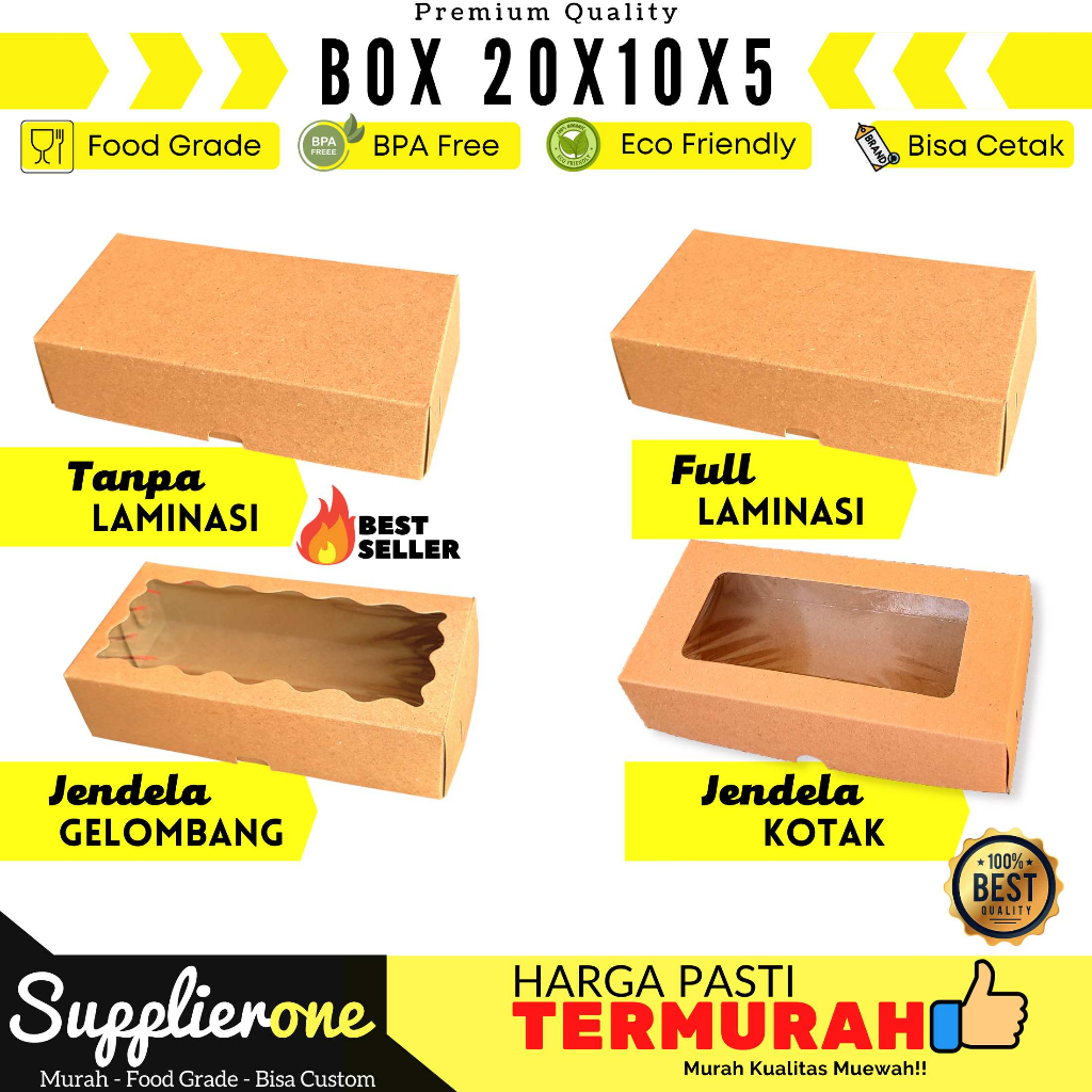 

Dus Brownies 20x10x5 / Dus Brownies Box 20x10 / Box Brownies Jendela Kemasan Brownies / Dus kue